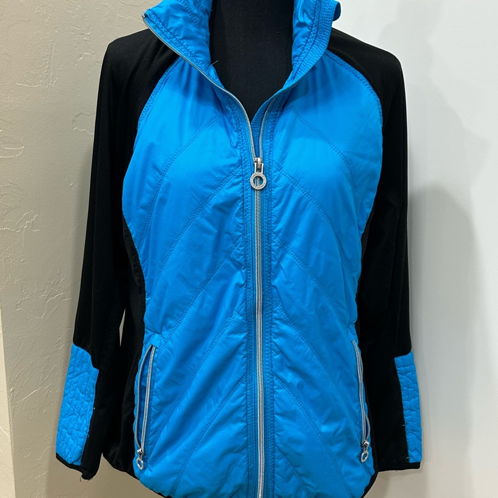 Calvin Klein Vibrant Blue and Black Light Weight Jacket